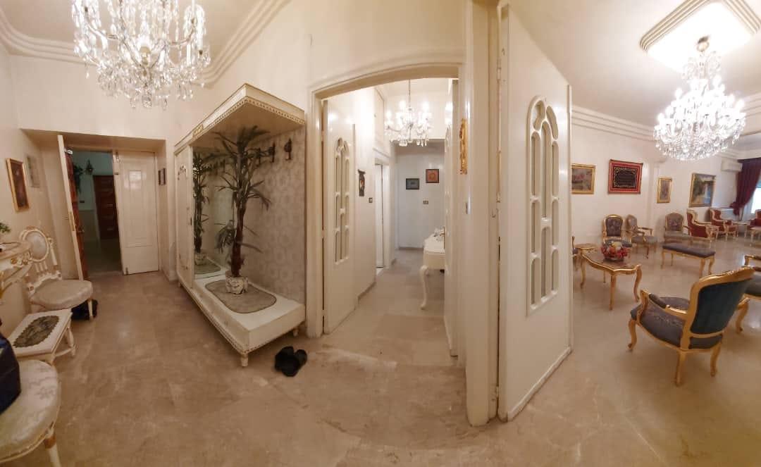 للبيع منزل في دمشق المالكي امتداد القاعة الشامية ارضي مع حديقة