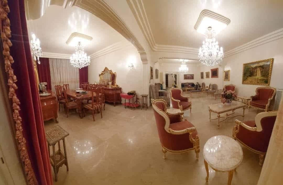 للبيع منزل في دمشق المالكي امتداد القاعة الشامية ارضي مع حديقة