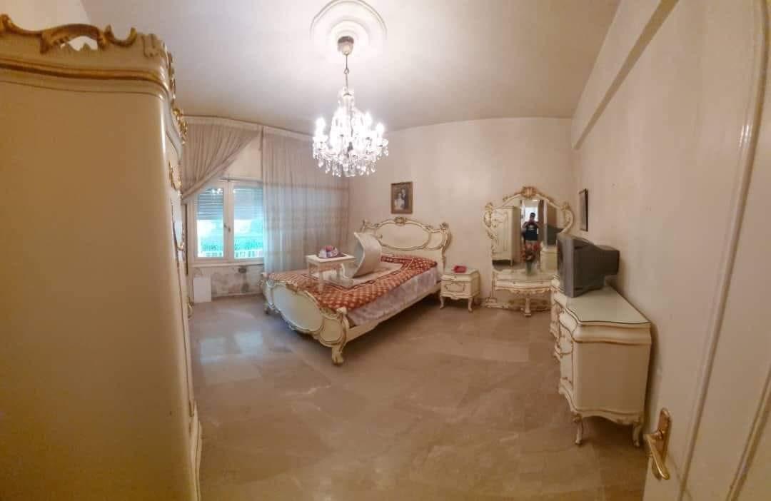 للبيع منزل في دمشق المالكي امتداد القاعة الشامية ارضي مع حديقة