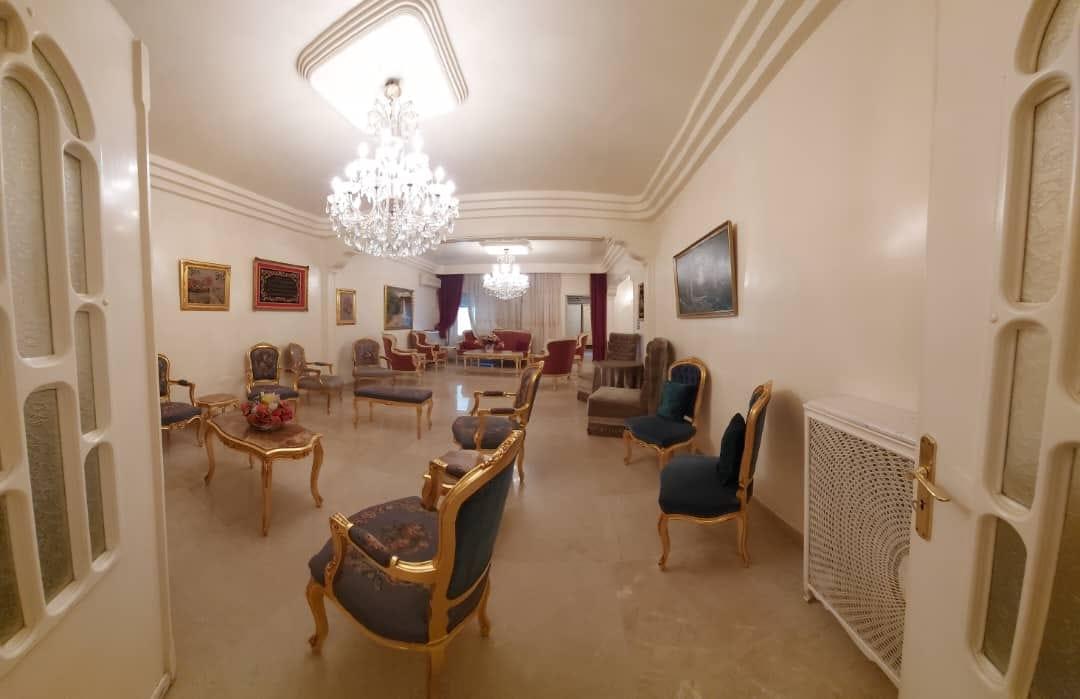 للبيع منزل في دمشق المالكي امتداد القاعة الشامية ارضي مع حديقة