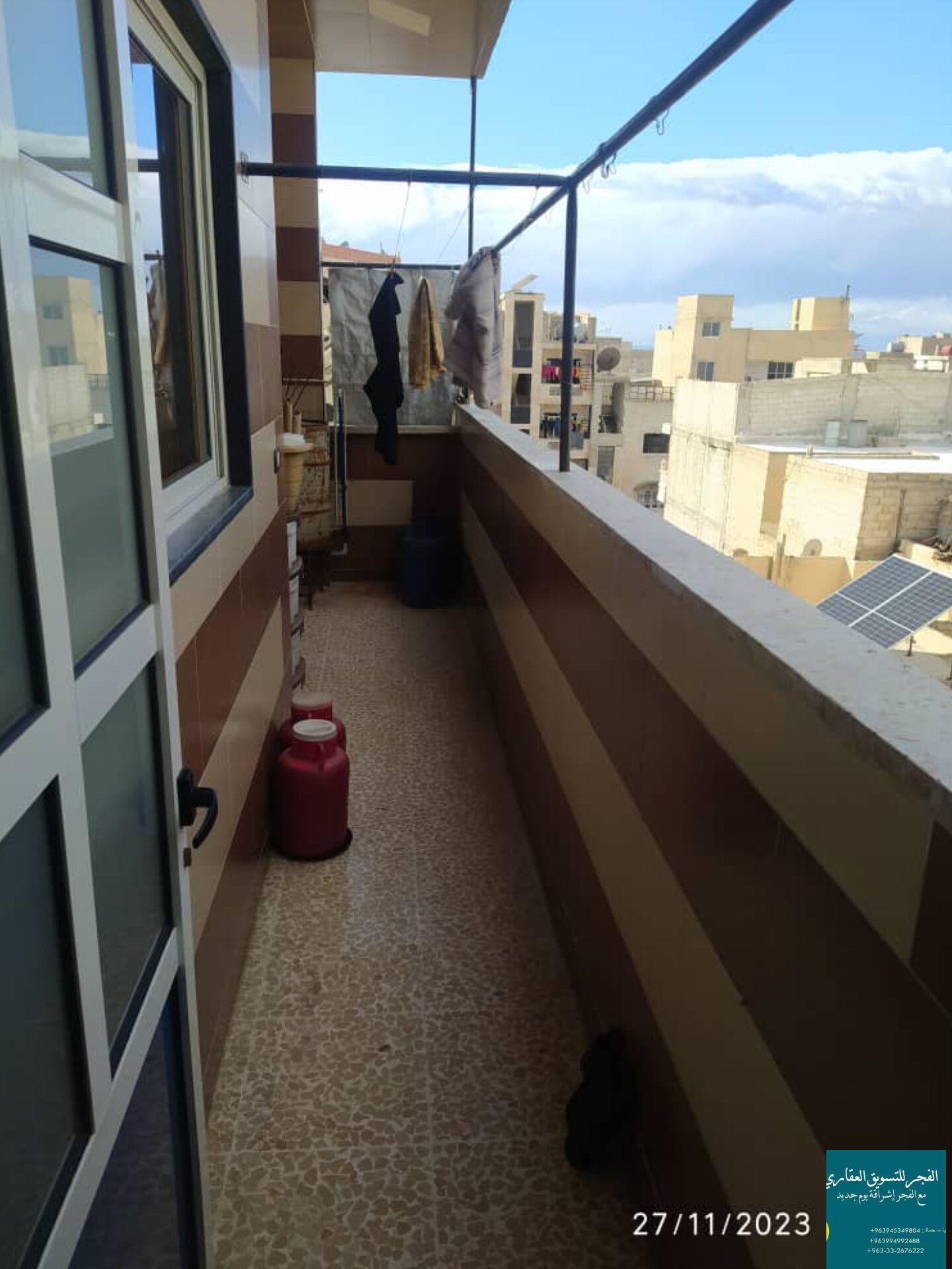 للبيع شقة داخلية في حماة الصابونية سوبر ديلوكس