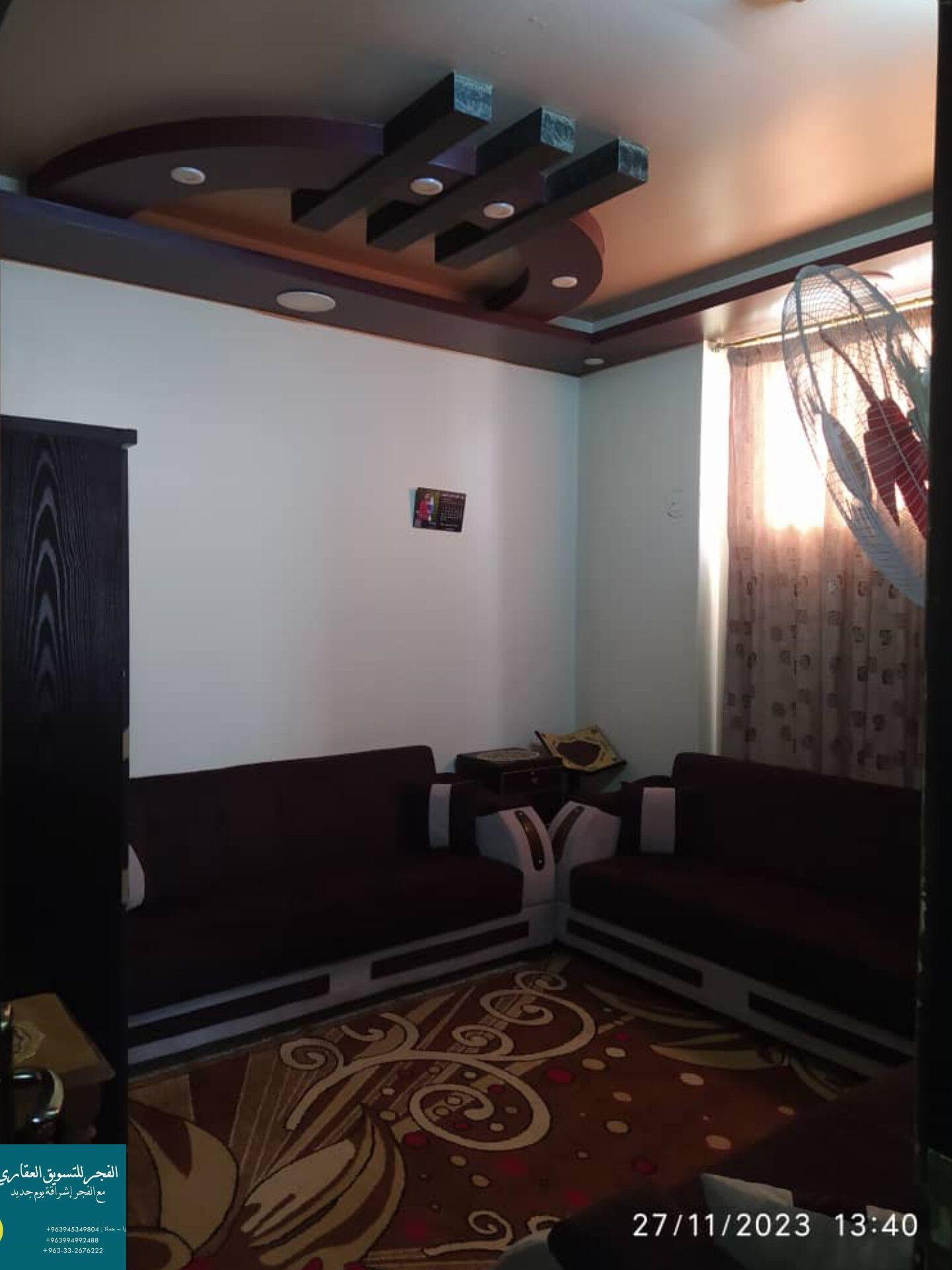 للبيع شقة داخلية في حماة الصابونية سوبر ديلوكس